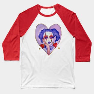 Heart clownette Baseball T-Shirt